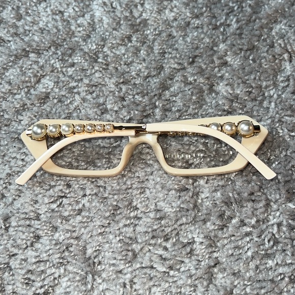 Chic Cream Women's Glasses - Picture 2 of 2